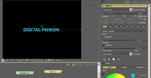 Digital Fusion制作水波里划过的文字 飞特网 DF教程