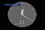 用MAYA表达式制作钟表的动画