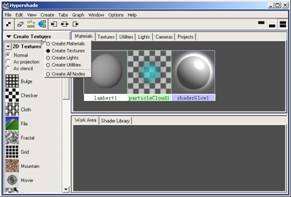 Maya 7.0 表面材质-Hypershade窗口 飞特网 MAYA材质灯光