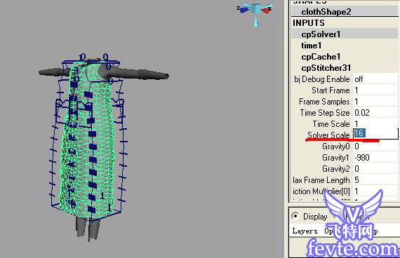 maya cloth组件做布料基础教程 飞特网 MAYA角色动画教程