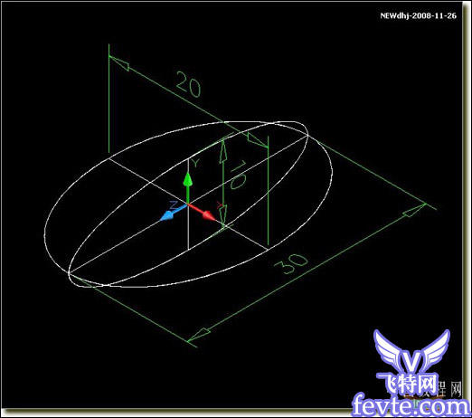 AutoCAD教程：教你打造一个逼真的元宝 飞特网 CAD教程