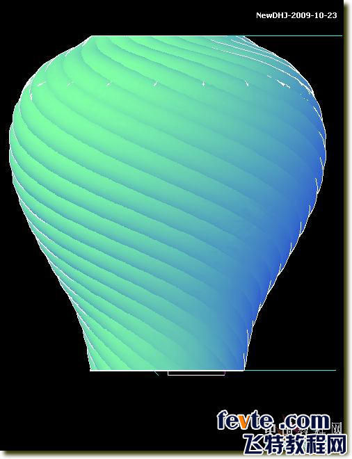 AutoCAD三维建模教程：通过陶罐实例讲解螺旋体的制作方法_中国教程网