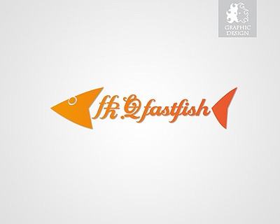 鱼形标志设计 飞特网 标志设计