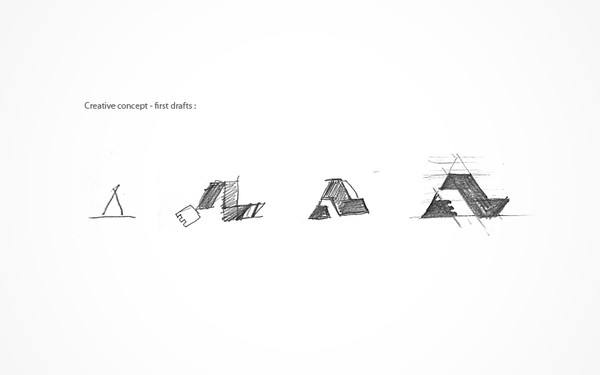 Dimitrovi建筑公司标志设计 飞特网 标志设计