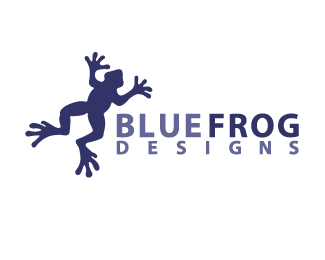 含有青蛙元素的标志设计 飞特网 标志设计