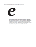 Internet Explorer的标志演变史 飞特网 标志设计e character study