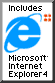 Internet Explorer的标志演变史 飞特网 标志设计IE 4.0 logo