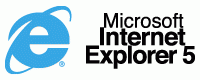 Internet Explorer的标志演变史 飞特网 标志设计IE 5.0 logo