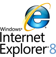 Internet Explorer的标志演变史 飞特网 标志设计IE 8.0 logo