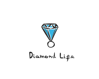 含有钻石元素的标志设计 飞特网 标志设计