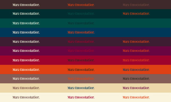 Max Chocolatier品牌VI设计欣赏 飞特网 VI设计