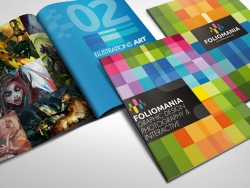 Foliomania：充满艳丽色彩的画册作品