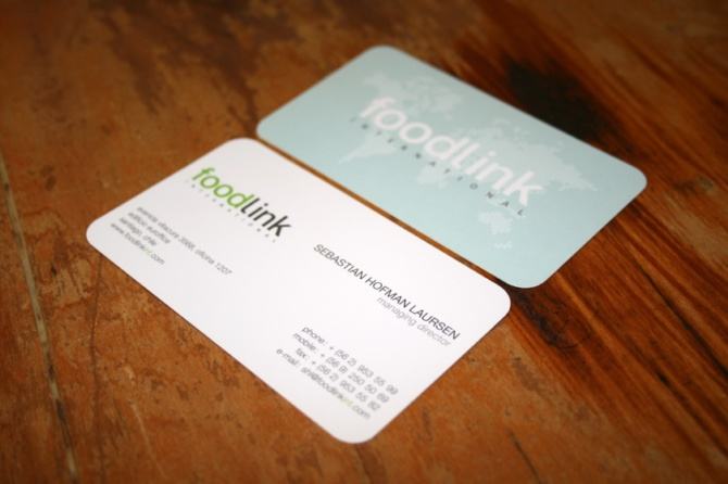 foodlink卡片设计 飞特网 卡片设计