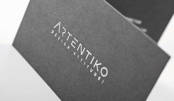 ARTENTIKO名片设计 飞特网 名片设计