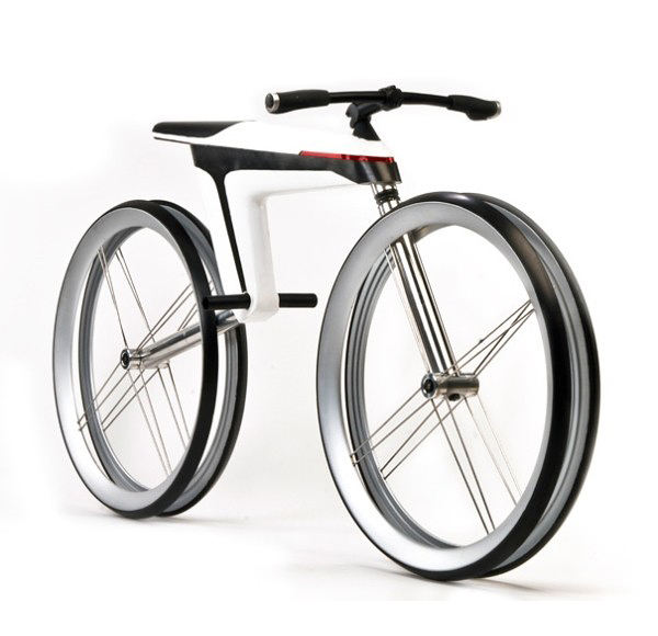 最先进的HMK 561碳纤维电力概念脚踏车 飞特网 工业设计