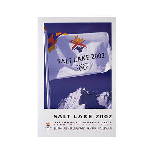 历届冬奥会海报设计 飞特网 海报设计SoltLakeCity2002