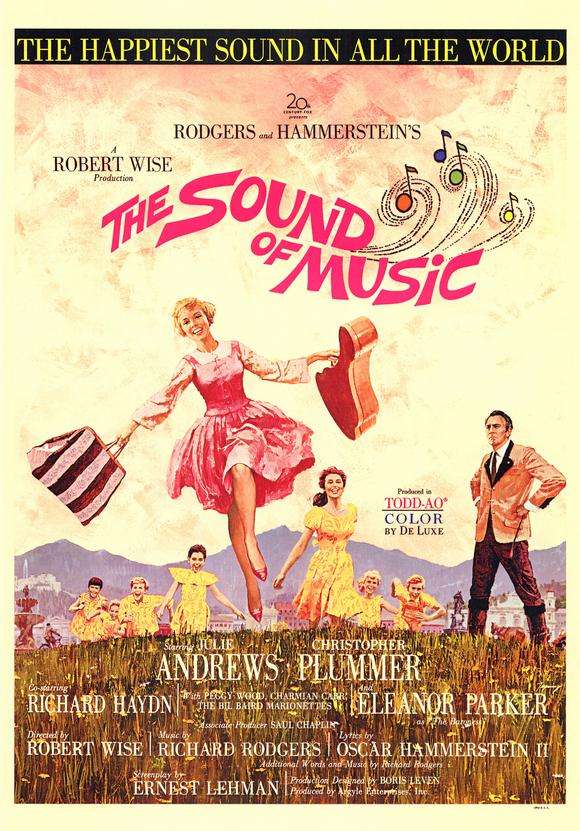 上世纪30-80年代国外经典电影海报设计欣赏 飞特网 海报设计The Sound of Music
