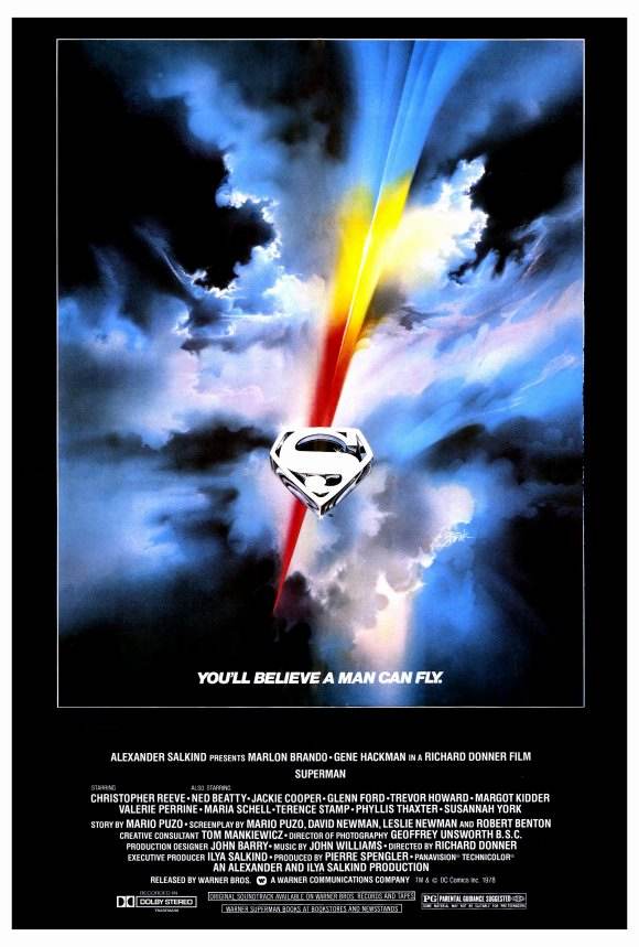 上世纪30-80年代国外经典电影海报设计欣赏 飞特网 海报设计Superman