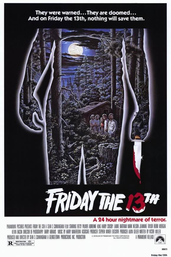 上世纪30-80年代国外经典电影海报设计欣赏 飞特网 海报设计Friday the 13th