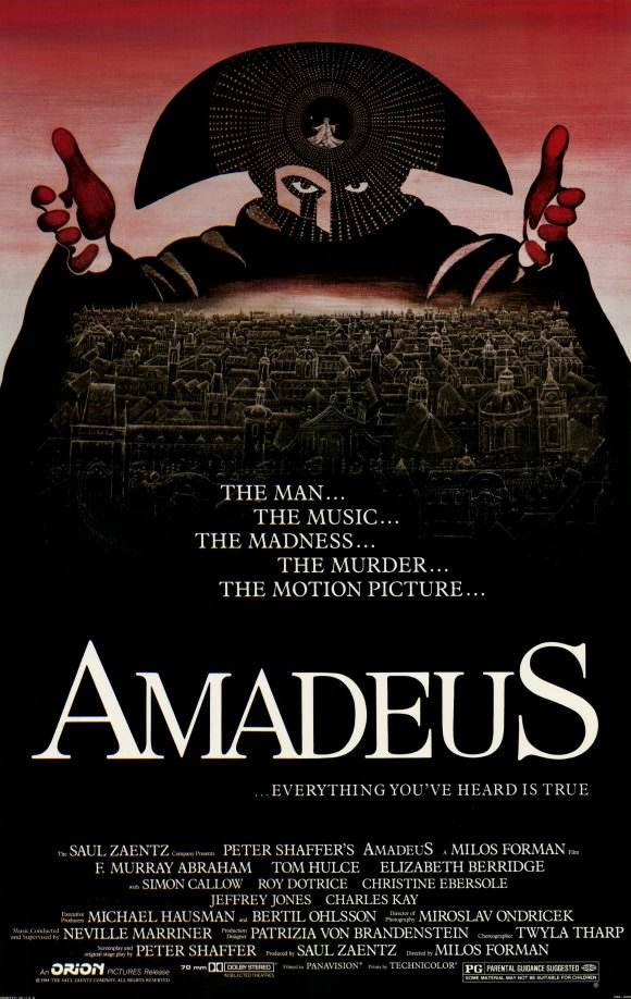 上世纪30-80年代国外经典电影海报设计欣赏 飞特网 海报设计Amadeus