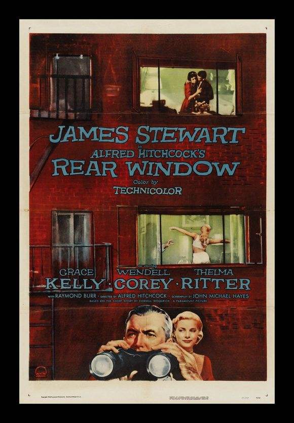 上世纪30-80年代国外经典电影海报设计欣赏 飞特网 海报设计Rear Window