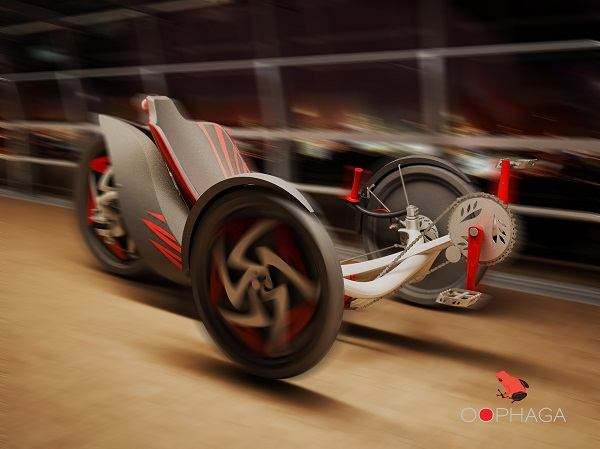 概念电动三轮车设计 飞特网 工业设计