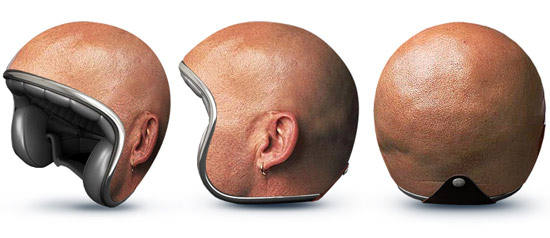 创意头盔贴膜 飞特网 商业运用