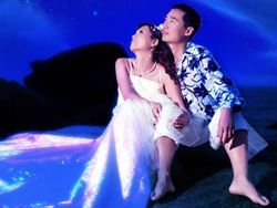 Photoshop打造梦幻的夜景婚纱照