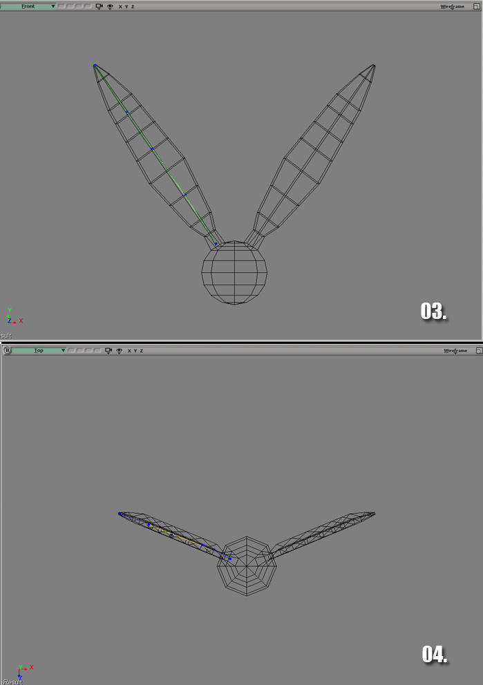 使用SOFTIMAGEXSI的create tail尾巴骨骼创建摇摆的兔子耳朵 飞特网 SOFTIMAGEXSI教程