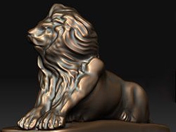zbrush雕刻狮子塑像