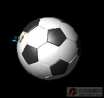 用CAD做一个漂亮的足球 飞特网 CAD教程