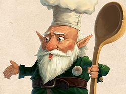 PS CS5绘制卡通厨师老头形像
