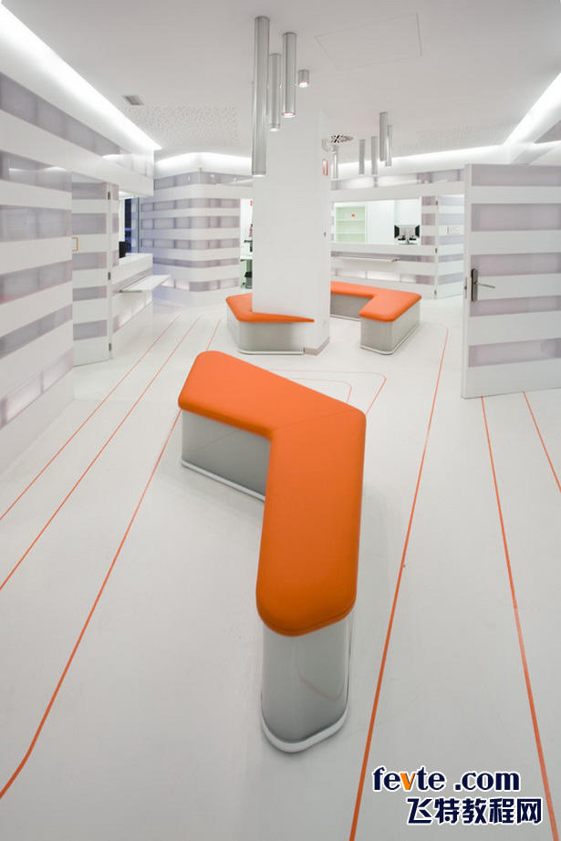 西班牙现代政府办公室设计 飞特网 3DXMAX室内设计