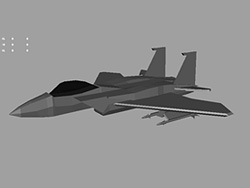 MAYA打造F15战斗机模型