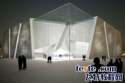 上海世博会意大利会馆人之城设计思路 飞特网 3DSMAX室外教程