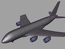Maya飞机建模
