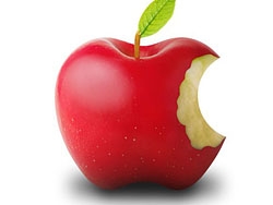 PS简单制作最真实的苹果标志