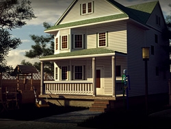 3DSMAX打造别墅外景图