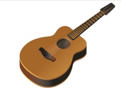 coreldRAWx4绘制吉他造型设计