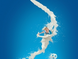 芬兰牛奶海报设计欣赏
