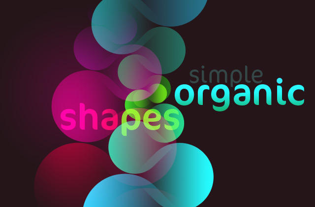 Simple organic shapes in Photoshop