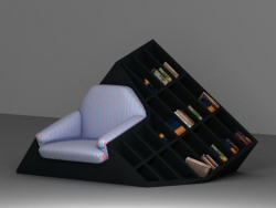 书架与沙发结合的创意设计
