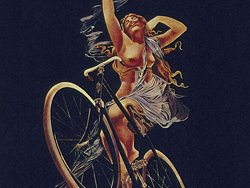 自行车相关复古海报设计