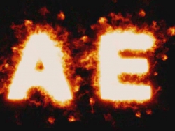 如果制作一个AE文字的火焰动态视频的效果