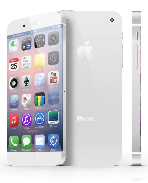 iPhone 6. An edgy concept概念手机ui界面设计