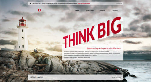 美丽的风光背景的网页设计欣赏 飞特网 网页设计