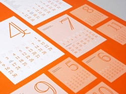漂亮的橘色企业画册设计