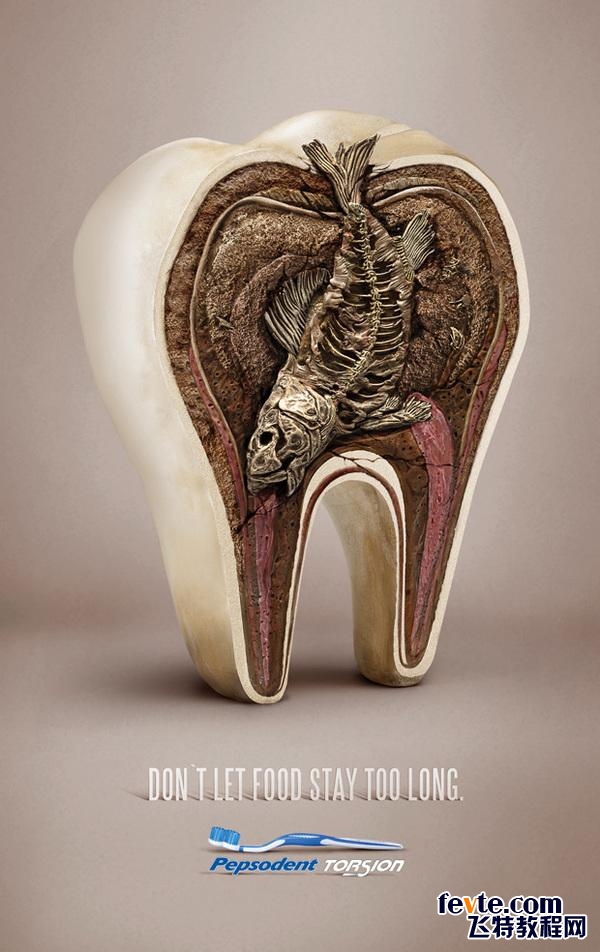 创意牙膏海报设计欣赏