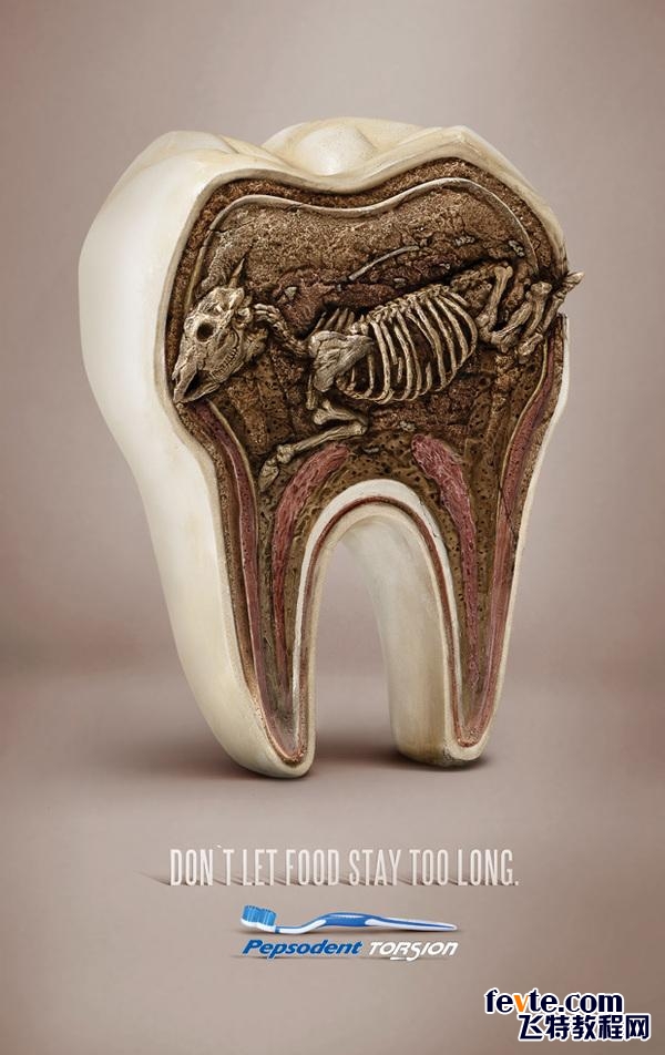 创意牙膏海报设计欣赏