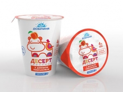可爱儿童酸奶包装设计